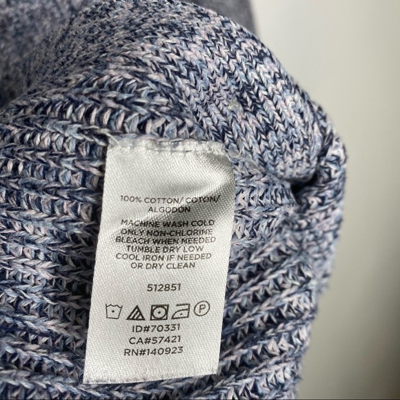 LOFT Cotton Sweater Side button detail - Picture 6 of 11